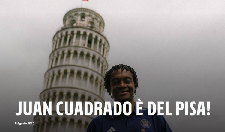 继续征战意甲!官方:37岁夸德拉多自由身加盟升班马比萨