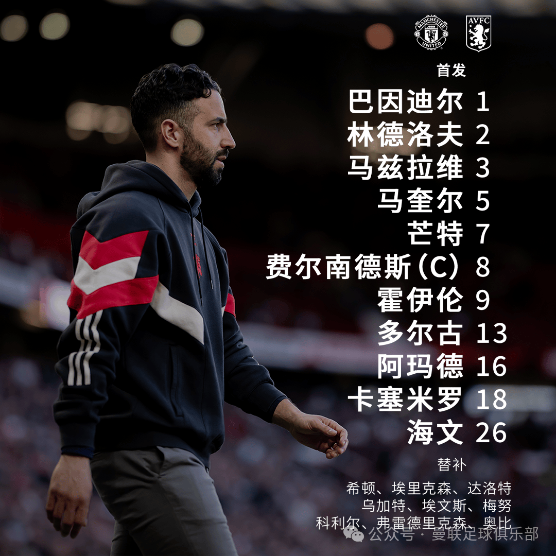 曼联主场2-0击败阿斯顿维拉