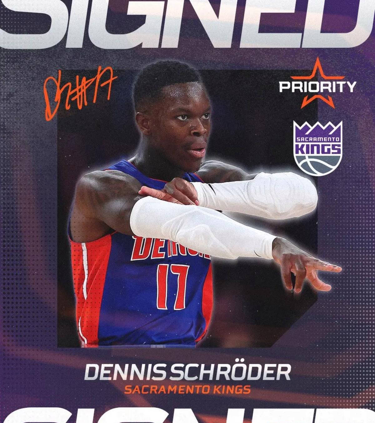 官宣！3年4500万！施罗德签约萨克拉门托国王